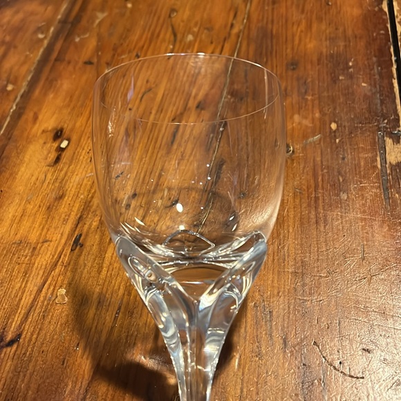 Set of 2 Rosenthal Studio-Linie Logo LOTUS BLOSSOMS Clear Wine Glasses 8"H x 3"D - Picture 5 of 7